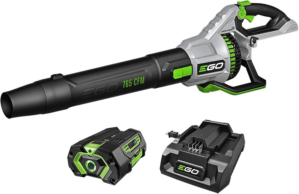 EGO POWER+ Cordless Electric Leaf Blower, 765 CFM, With Battery - LB7654